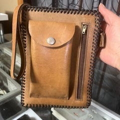 アンティーク本革バッグ