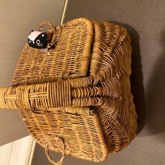 バスケット　ピクニック　かごバッグ 　の画像
