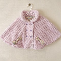 【新品未使用】ふわふわベビーポンチョ