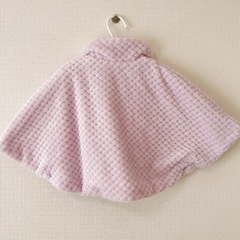【新品未使用】ふわふわベビーポンチョの画像