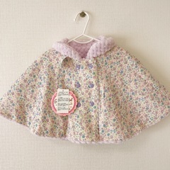 【新品未使用】ふわふわベビーポンチョの画像