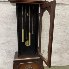 【TRADEMARK】 トレードマーク 大屋スリゲール スリゲル ゼンマイ式 振り子大時計 昭和レトロ アンティーク Y0592の画像