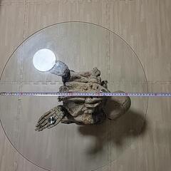 スカル　ドクロ　サイドテーブルの画像