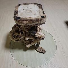 スカル　ドクロ　サイドテーブルの画像