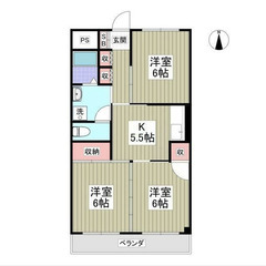🌙入居費用5万円🌙】✨審査No.1✨ 🔥ＪＲ東北本線 岡本 徒歩...