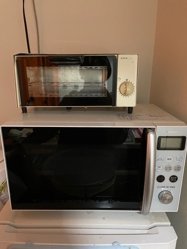 電子レンジとトースター