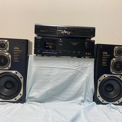 【終了】SONY AVアンプ＋SONY CDプレーヤー＋スピーカー