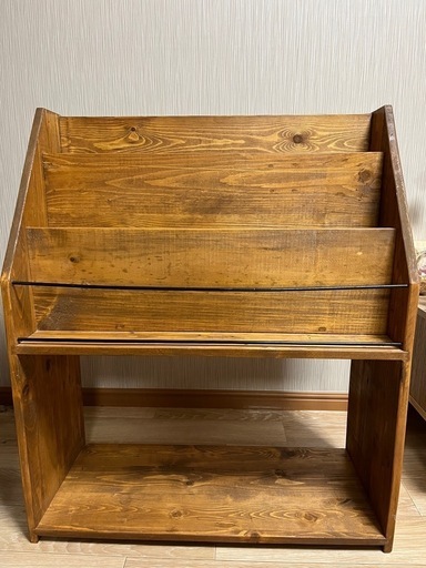 ニコアンド　オリジナルウッドマガジンラック niko and./ニコアンド)オリジナルウッドマガジンラック/ [.st](ドット