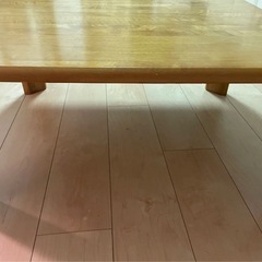 座卓 天然木材ローテブルの画像
