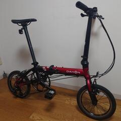（取引中）DAHON K3 RED＆BLACK