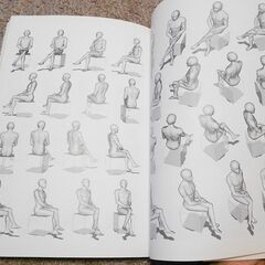 椅子に座ったポーズ集　Pose Resource / Chair posesの画像