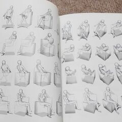 椅子に座ったポーズ集　Pose Resource / Chair posesの画像