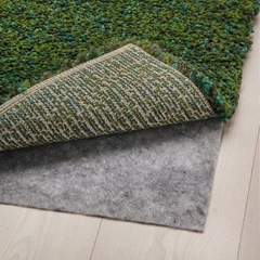 カーペット ラグ グリーン IKEAの画像