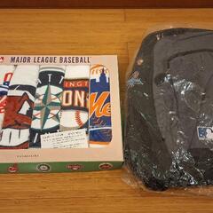 ドジャース他【未使用品】MLBデイバッグ、タオルとオマケ有