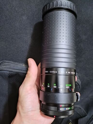 希少品★難あり　 COSINA 100-500mm F5.6-8.0 MC MACRO　FDマウント