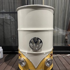 ドラム缶DIY 手洗いシンク　ワーゲンバス　水道ホース繋ぐだけ　...