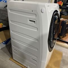 2020年製　シャープ SHARP ドラム式洗濯乾燥機 左開き  洗濯7kg 乾燥3.5kg　ホワイト系　ES-S7E-WLドラム洗濯機　ドラム式洗濯機　ドラム　洗濯機　乾燥機　洗濯乾燥機　ヒーター乾燥　プラズマクラスター　コンパクトタイプ　コンパクト　マンションサイズの画像