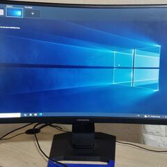 IO DATA GC271XCVB 27インチ ゲーミングモニター　IO DATA LCD-GC271XCVB フルHD対応　27型湾曲パネル採用ゲーミング液晶ディスプレイの画像