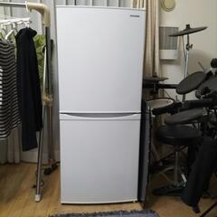 【 BIG冷凍室 】 アイリスオーヤマ 冷蔵庫 142L ホワイ...