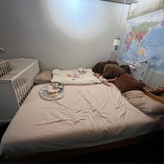 セミダブル】ベッドフレームとコアラマットレス値下げ可能