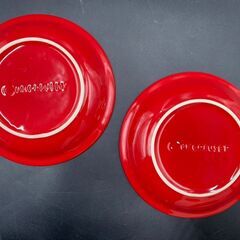 【決まりました】★Le Creuset ル・クルーゼ  ラウンドプレート　ペアセットの画像