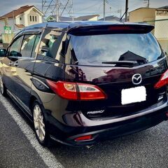 プレマシー20S　プレステージスタイル（特別仕様車）　車検7/3　走行74000ｋ　純正SSDナビ＆フリップダウンモニター＆フルセグＴＶ　カラーバックカメラ　ＥＴＣ　両側パワースライドドア　専用17AW　キセノン＆フォグ　３列7人乗の画像