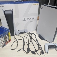 PS5 本体　ソフト5本 美品