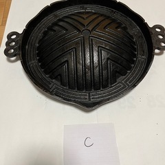 鉄製ジンギスカン鍋（中古）の画像