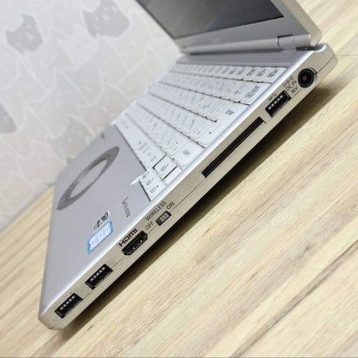 予定者決めた【全国配送可能】美品 Panasonic 高速ノートPC 6世帯Core i5 SSD128GB
