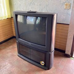 ■ジャンク扱い■三菱・37型ブラウン管テレビ・37C-DX2（引...