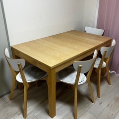 IKEA 伸長式ダイニングセット