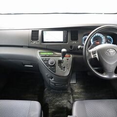 【自社ローン対象】トヨタ　アイシス　プラタナ　リミテッド　■ミニバン　■両側スライドドア/両側電動スライドドア/Bluetooth/バックカメラ/後席モニター/フルセグ/DVD再生/ETCの画像