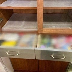 14日処分予定！unico 
STRADA ユニコ　ストラーダ　食器棚の画像
