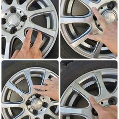 イエローハットオリジナルスタッドレス！185/70R14 製造2019年！4本セット！の画像