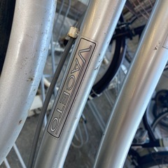 終了　自転車　シルバー・26インチくらいの画像