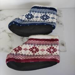ほぼ新品 ブーツ型スリッパ ２足セット の画像
