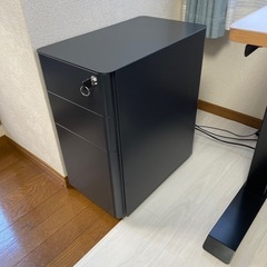 ［引き取り限定］関家具 トリア ワゴン ブラック