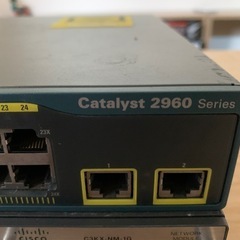 今日中に取引出来る方！ CCNAなどの勉強用に業務用L2、L3スイッチの画像