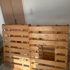 折りたたみすのこベッド・ダブルサイズ