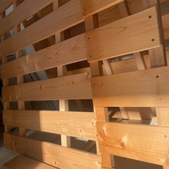 折りたたみすのこベッド・ダブルサイズの画像