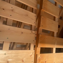 折りたたみすのこベッド・ダブルサイズの画像