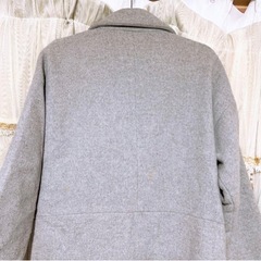 【OPAQUE.CLIP】オペークドットクリップ チェスターコート　L グレーの画像