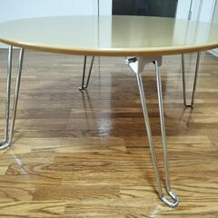 ※2/16〆切 折りたたみ丸テーブルの画像