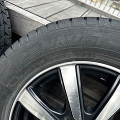 GOODYEAR ICENAVI7 スタッドレスタイヤホイールセット 145/80R13の画像