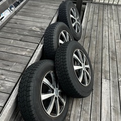 GOODYEAR ICENAVI7 スタッドレスタイヤホイールセット 145/80R13の画像