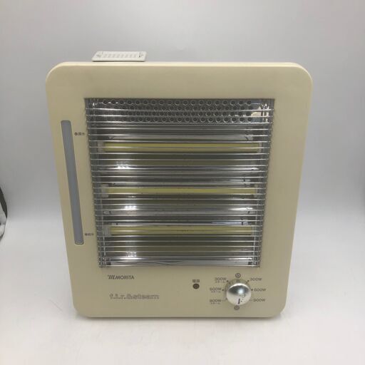 【PayPay支払い可】【動作品】★森田電工★遠赤外線ストーブ（スチーム機能付）　ベージュ　MS-908ES-C　2009年製