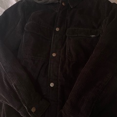 ZARA コーデュロイジャケットフード付き メンズ 