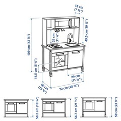 IKEA イケア おままごとキッチン ドゥクティグの画像