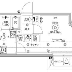 💞敷金ゼロ✨礼金ゼロ✨仲介手数料ゼロ！ペットと暮らせる築浅1Rマ...