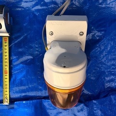 PATLITE　防犯 パトライト 小型 黄色い回転灯